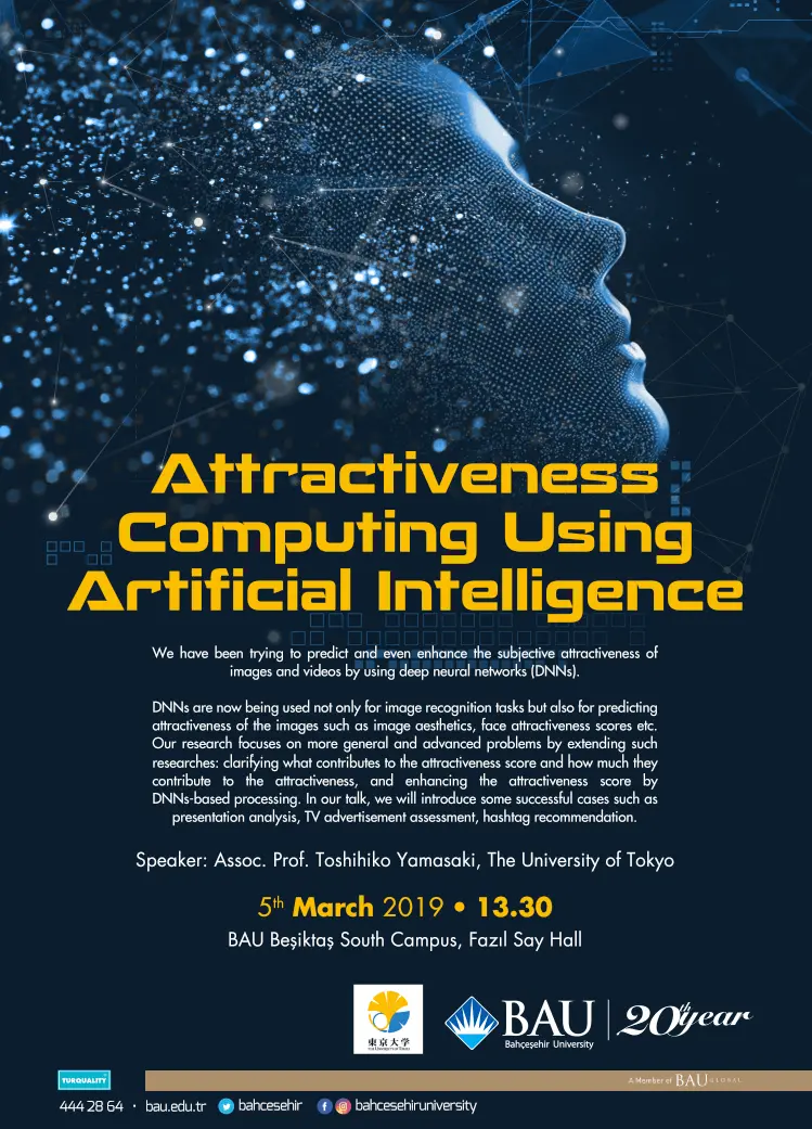 “Attractiveness Computing Using AI” Konferansı
