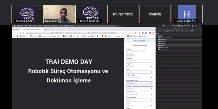 Girişimler- Şirketler TRAI Demo Day’de Buluştu!