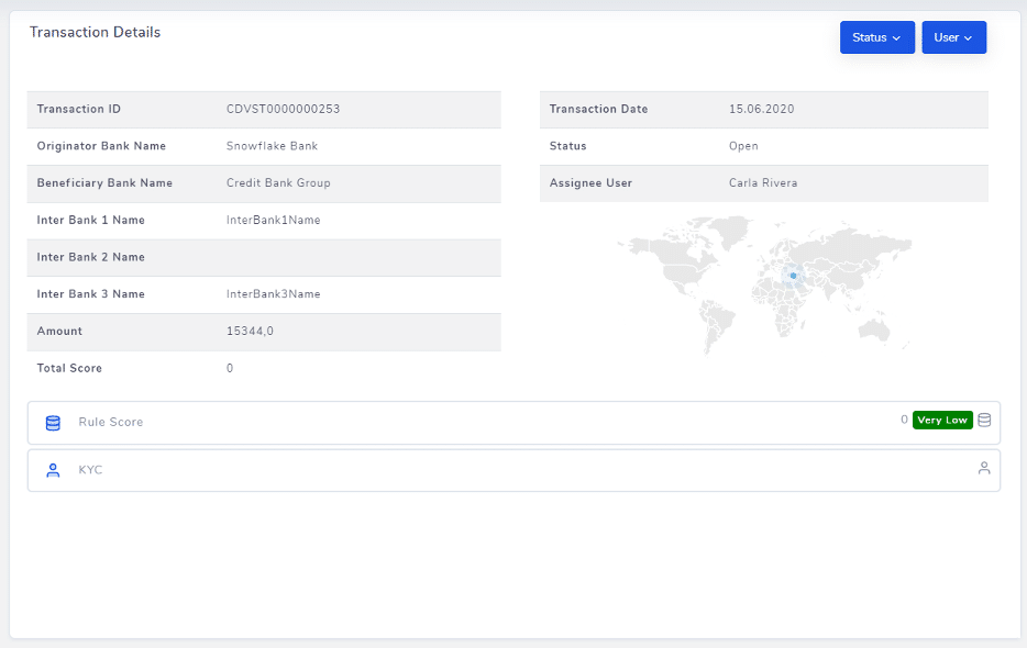“Finansal Suçlara Karşı Yapay Zekalı Çözümler Sunuyoruz” 1 Transaction Monitoring 1 1