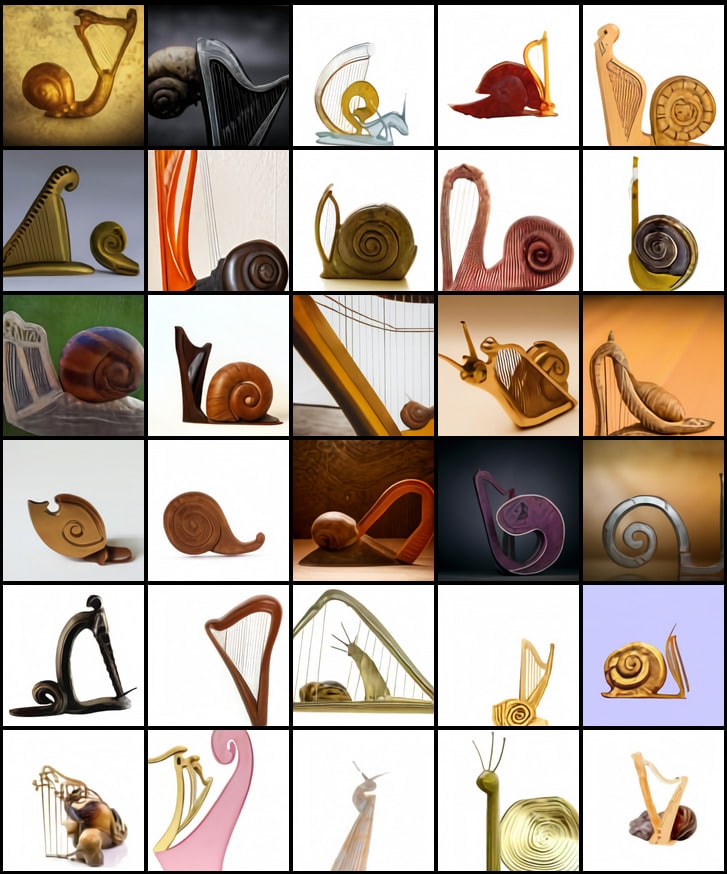 DALL-E Metindeki Açıklamaları Görselleştiriyor 3 snail 1 1
